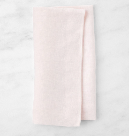 Blush Linen Napkins (Set of 4)