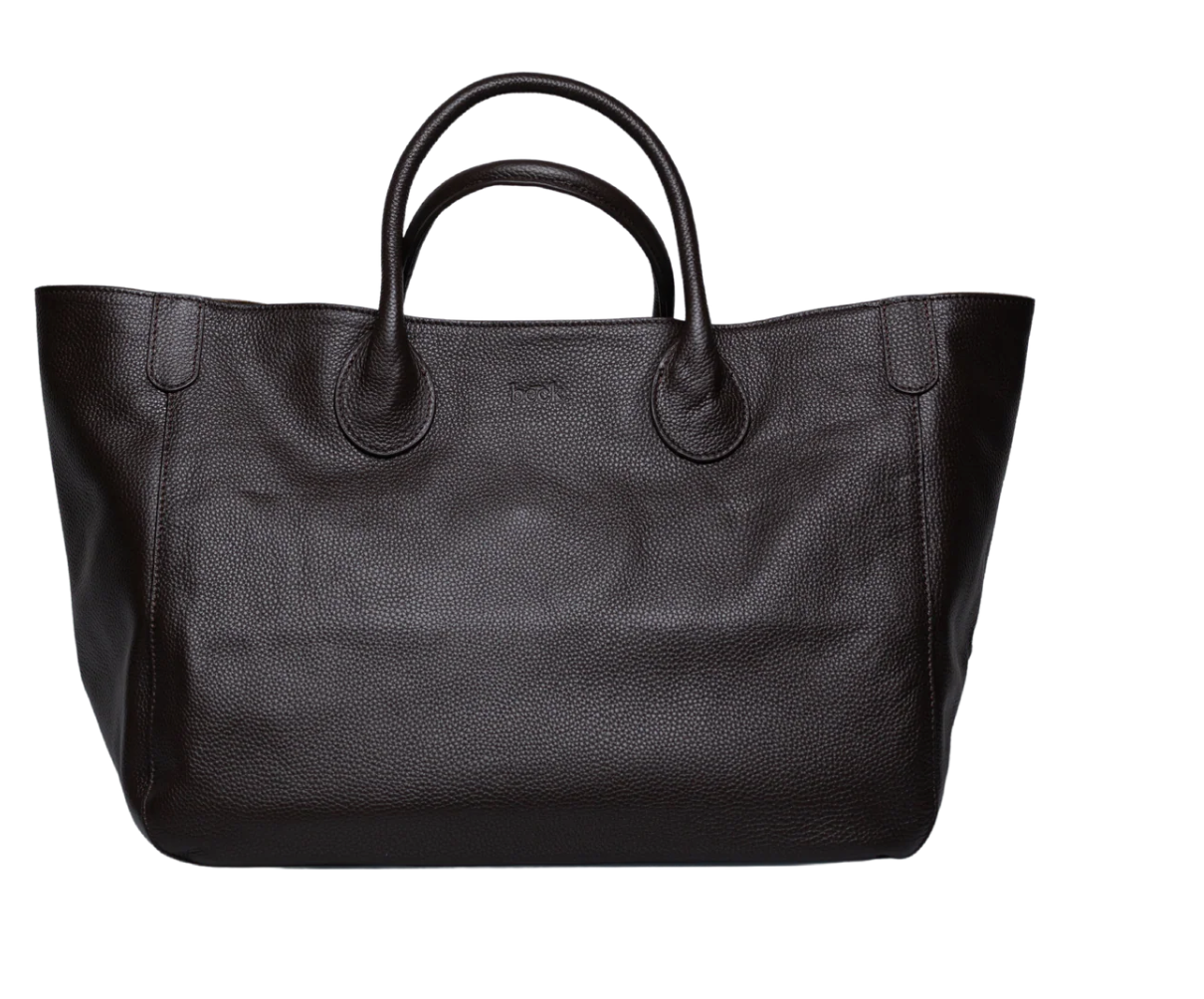 Medium Classic Tote-Deep Brown