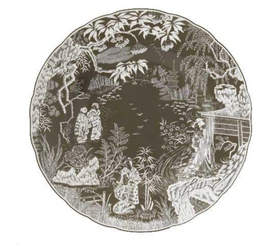 Mikado Taupe Salad Plate