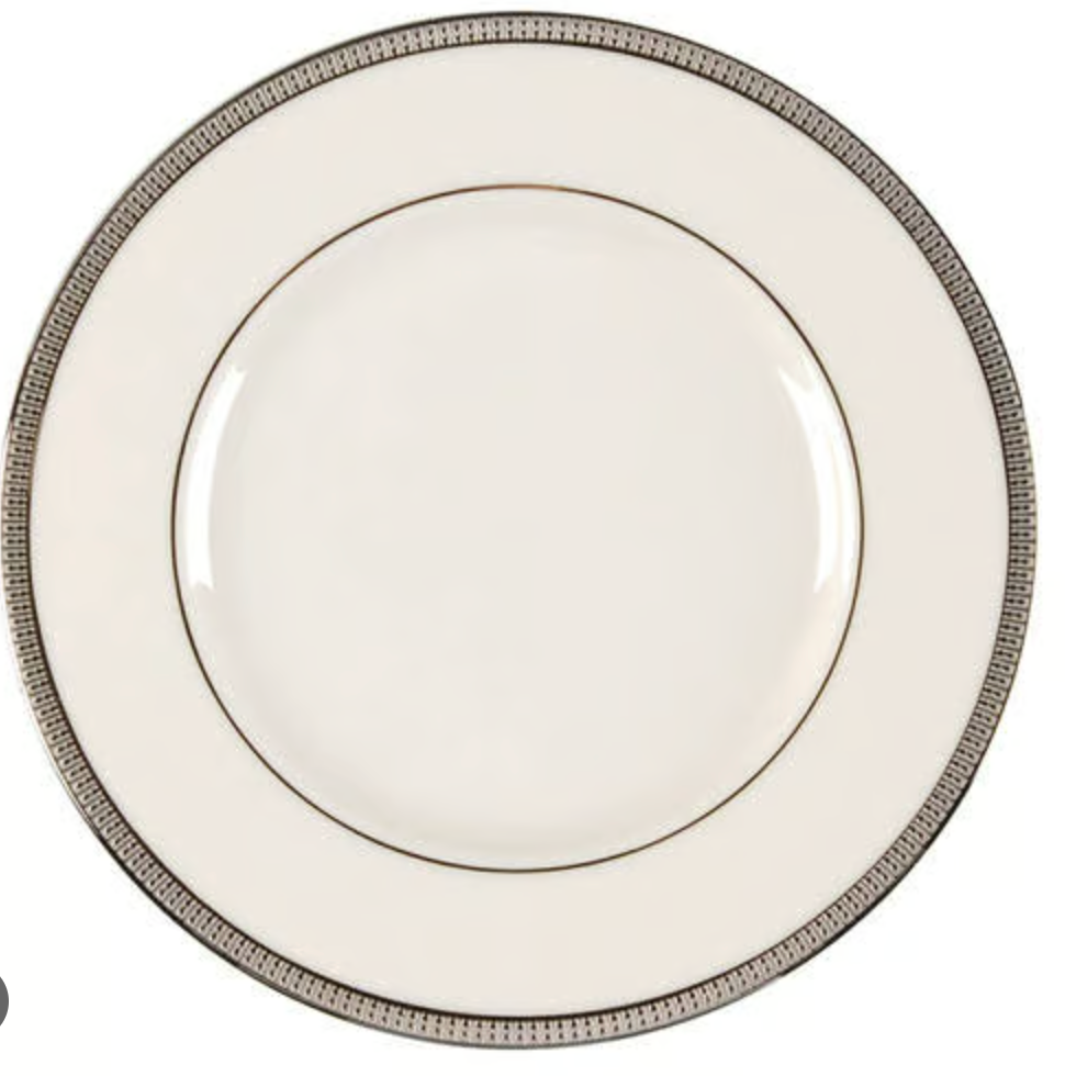Tuxedo Platinum Dinner Plate