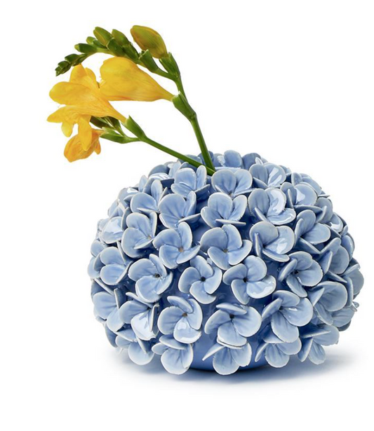 Hydrangea Flower Bud Vase / Taper Candle Holder