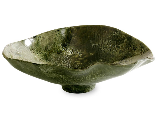 RESIN Malachite Large Oval Bowl (Green)