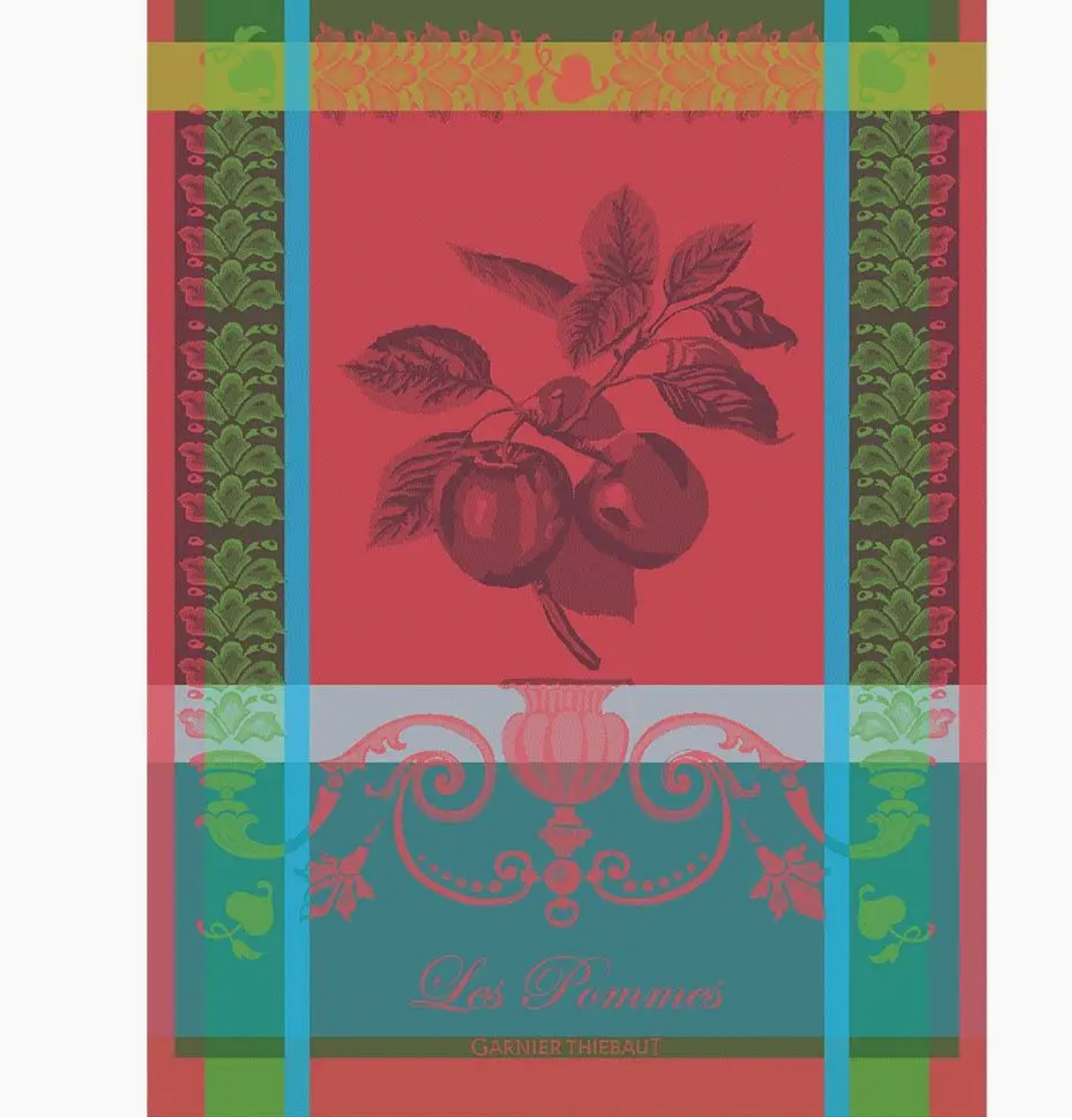 Les Pommes Rouge Vif Kitchen Towel