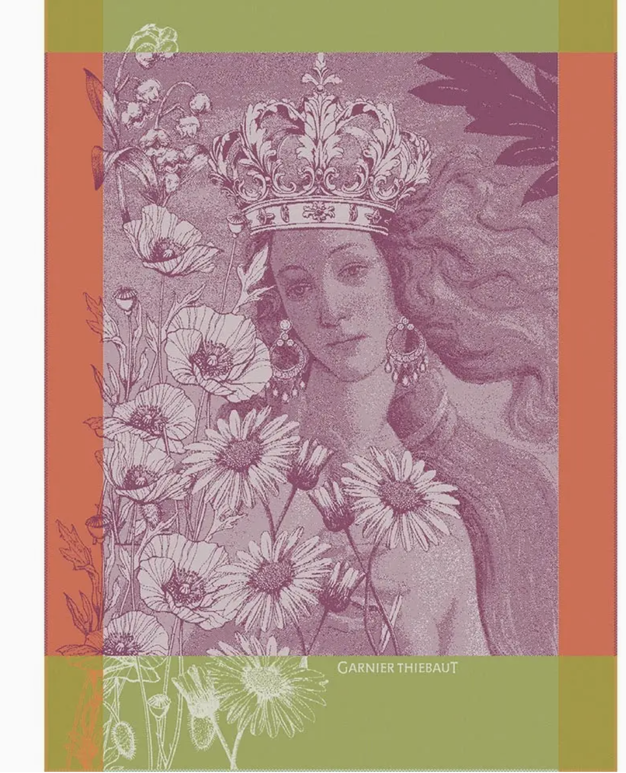 Venus Reine Coquelicot Kitchen Towel