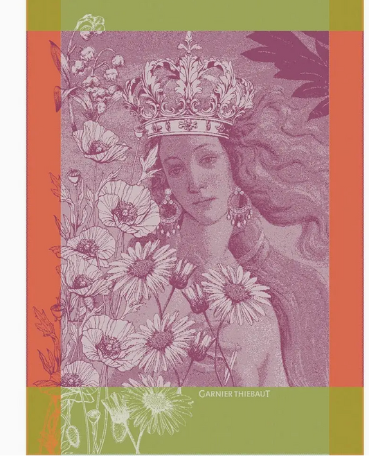 Venus Reine Coquelicot Kitchen Towel