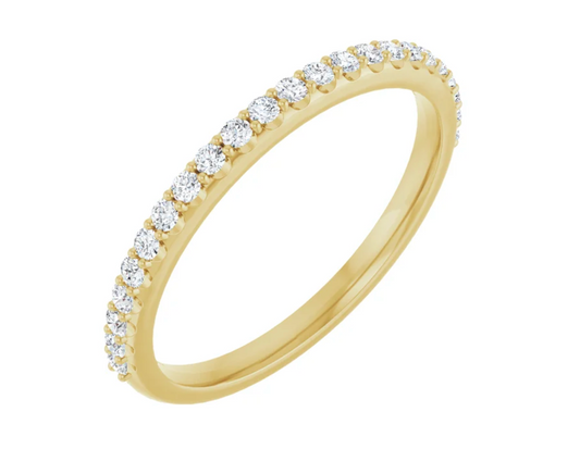 14K YG .25ct Diamond Anniversary Band