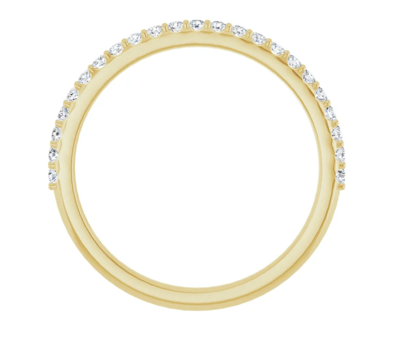 14K YG .25ct Diamond Anniversary Band