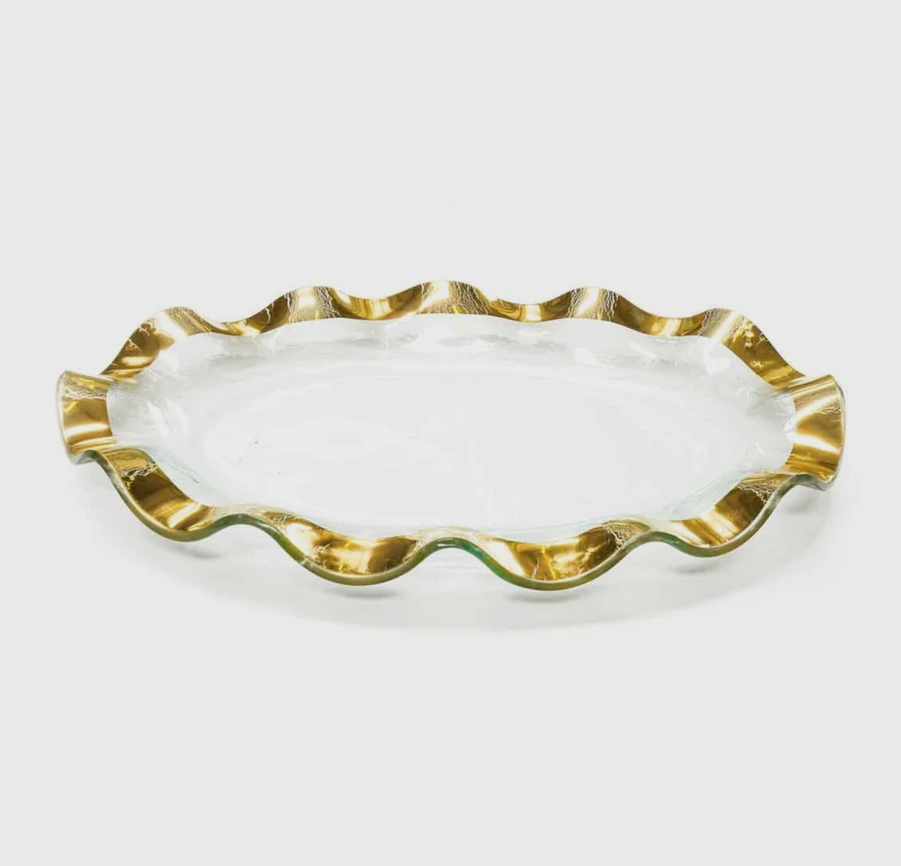 Ruffle Oval Platter