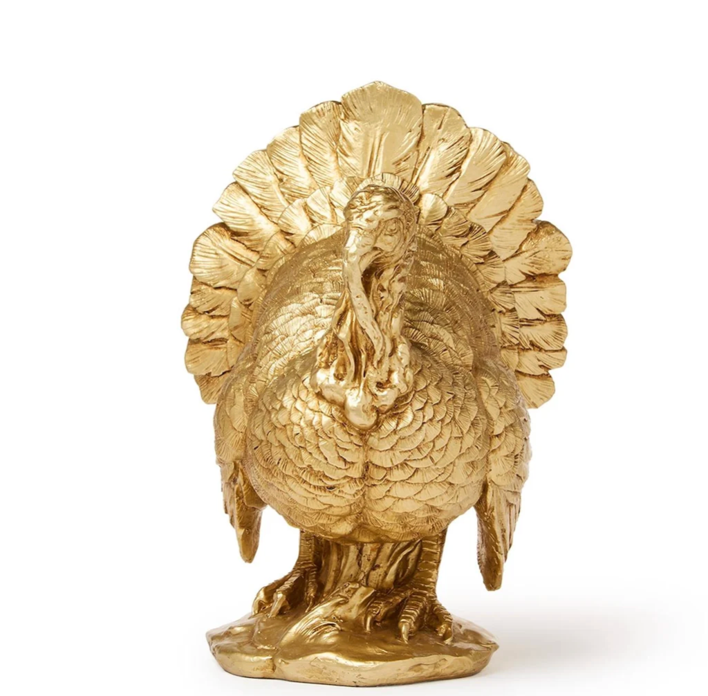Golden Turkey Decor