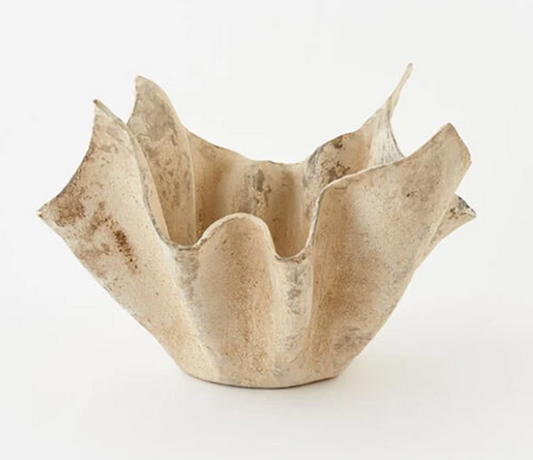 Mouchoir Planter, Lg, Resin, 17" W x 14"H