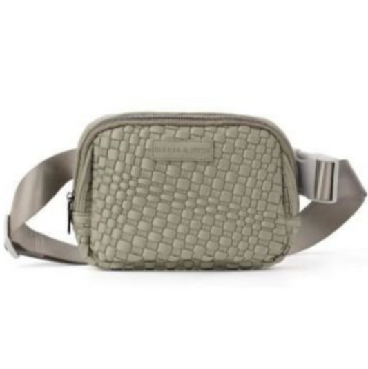 Woven Belt Bag Stone
