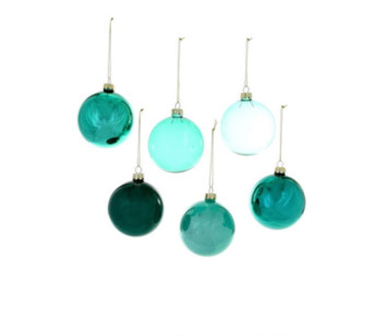 Large Teal Hue Ornament