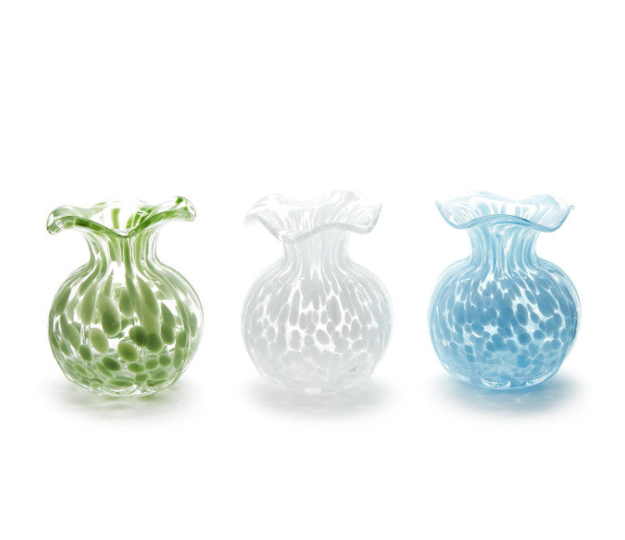 Ruffled Edge Spotted Vase