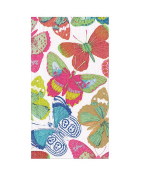 Butterflies Bright Guest Towel