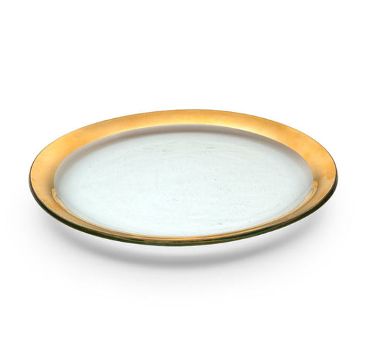 Roman Antique Gold Dinner Plate
