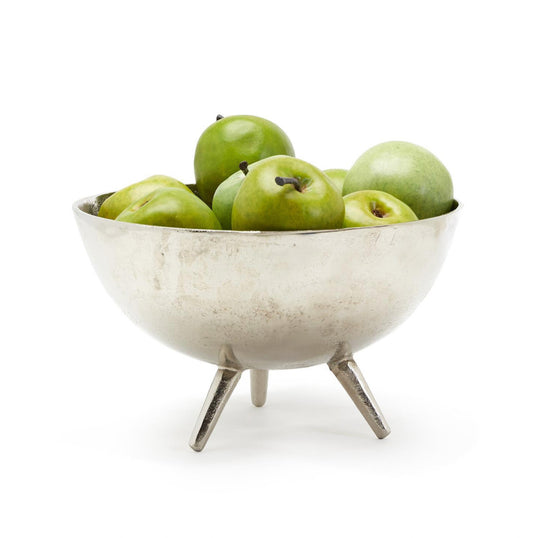 Footed Silver Bowl