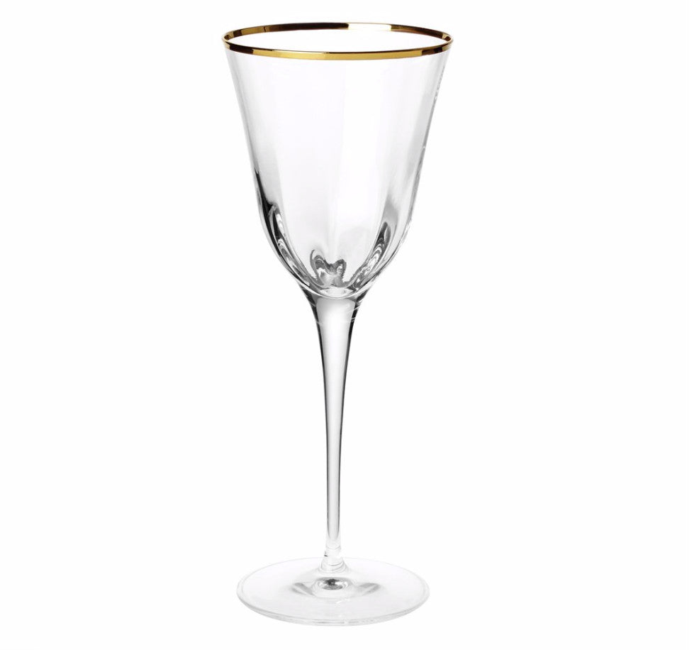 Optical Gold Water Glass