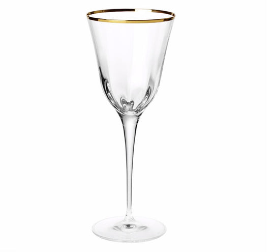 Optical Gold Water Glass