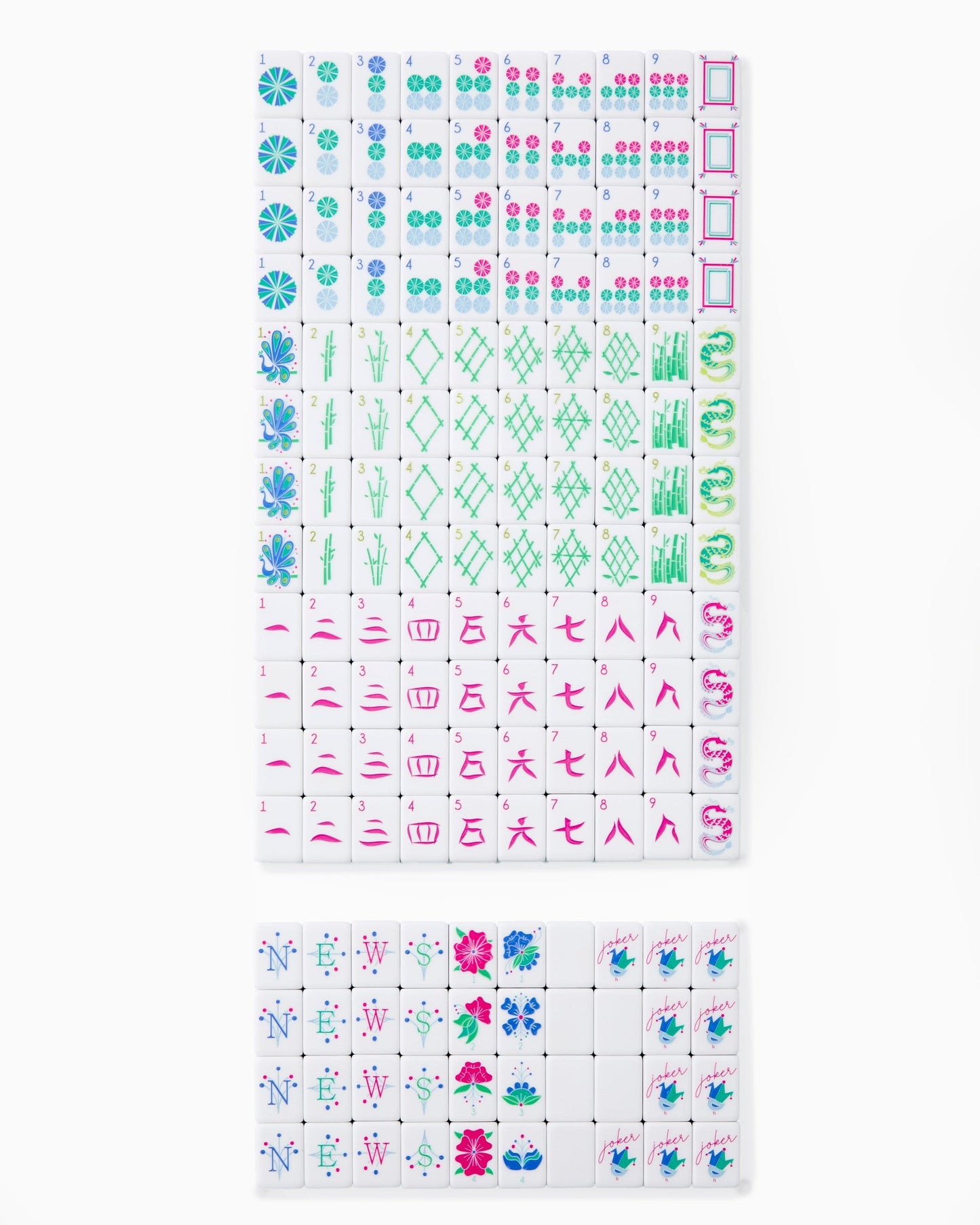 Birdie Mahjong Tiles