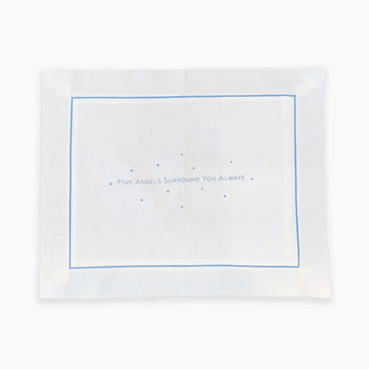 Blue - May Angels Surround You Always Pillow