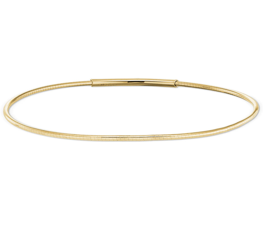 Blank Birthstone Bangle Bracelet-Gold