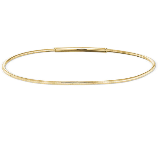 Blank Birthstone Bangle Bracelet-Gold