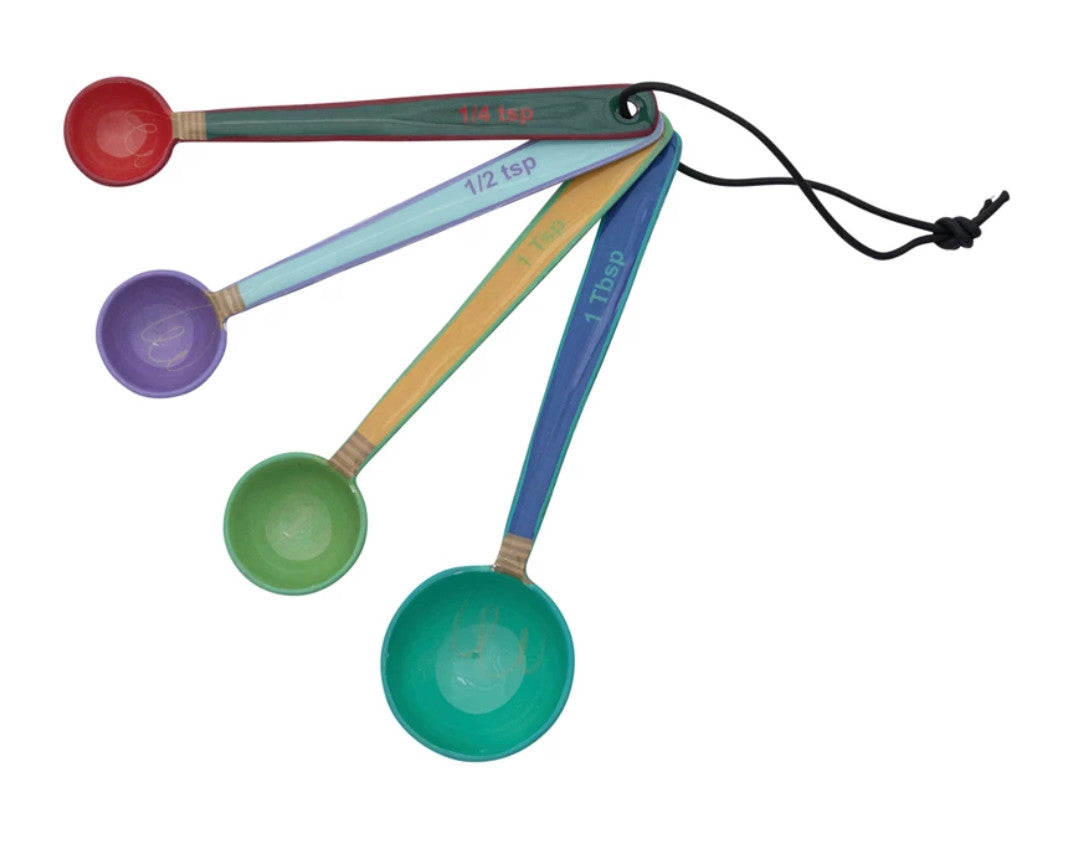 Enameled Stainless Steel Measuring Spoons