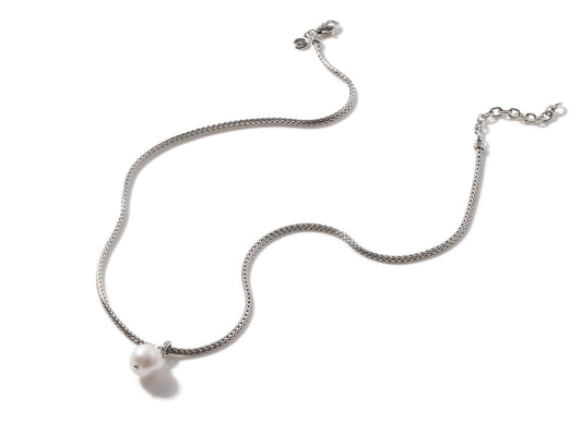 Freshwater Pearl on 2.5mm Classic Chain