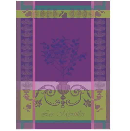 Myrtilles Violet Kitchen Towel