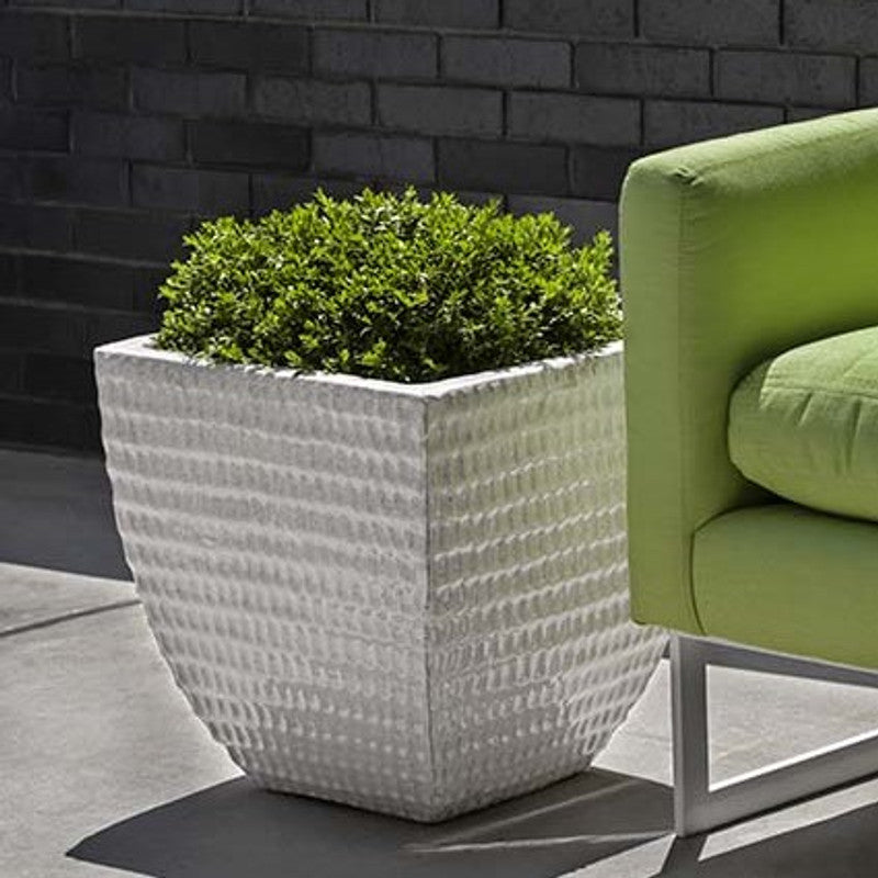 White Square Planters
