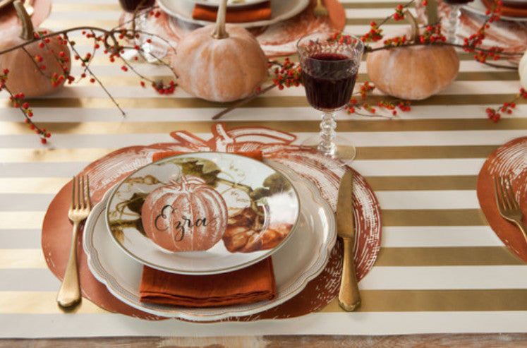 Die Cut Pumpkin Placemat - 12 Sheets