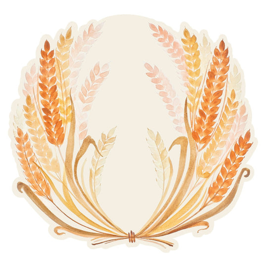 Die-Cut Golden Harvest Placemats - 12 Sheets