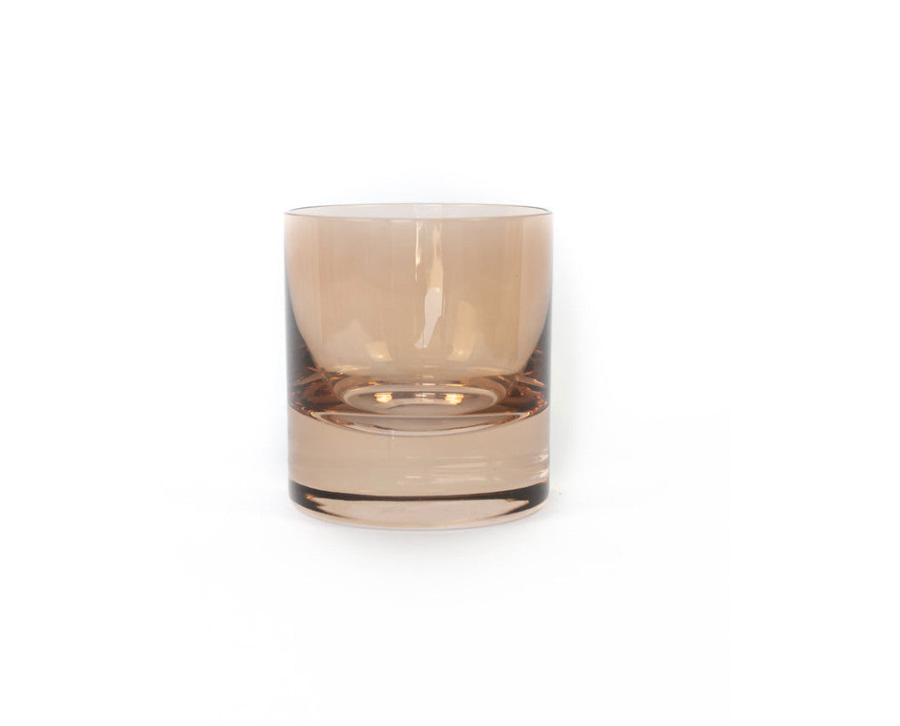 Rocks Glass-Amber Smoke