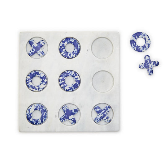 Blue Marble Hand-Crafter Tic-Tac-Toe