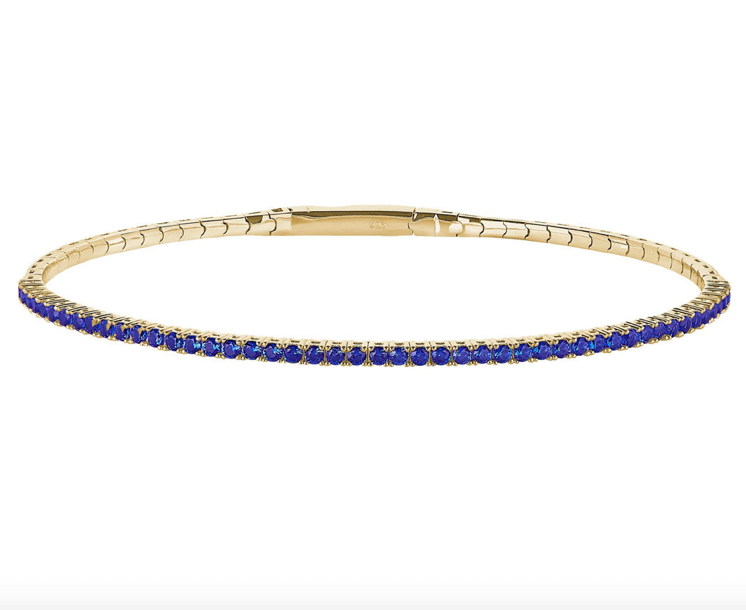 September Birthstone Flex Bracelet-Gold