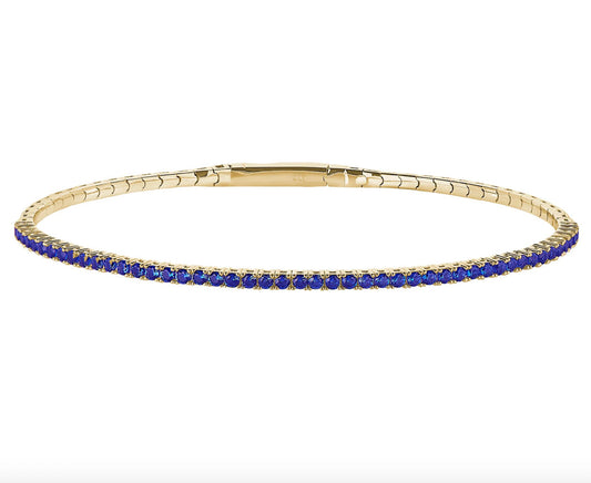 September Birthstone Flex Bracelet-Gold