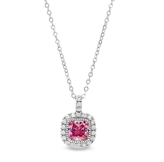 Cushion Cut October Birthstone Pendant