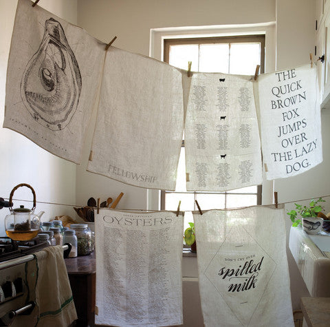 Mind Your Manners Tea Towel
