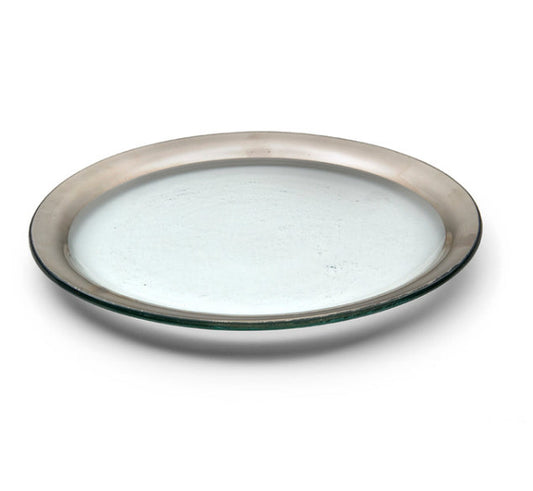 Roman Antique Platinum Dinner Plate