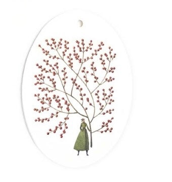Red Berries Gift Tag