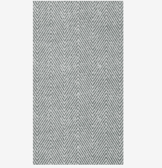 Jute Charcoal Paper Linen Guest Towel