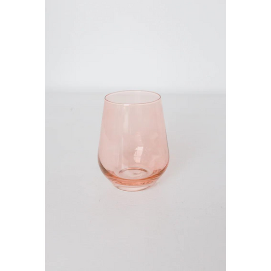 Estelle Stemless-Blush Pink