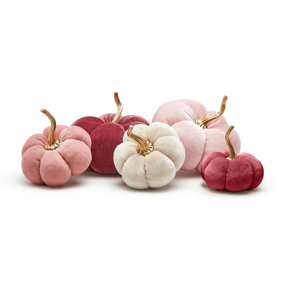 Pink Hues Plush Pumpkins Large