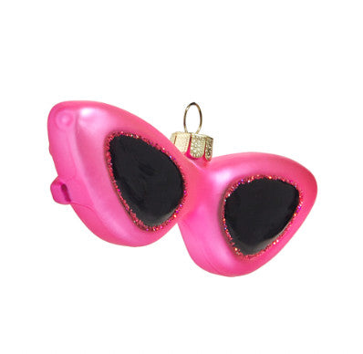 4.5" Retro Pink Sunglasses Ornament