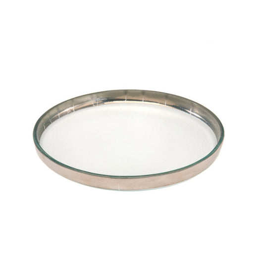 Mod Platinum Medium Round Plate