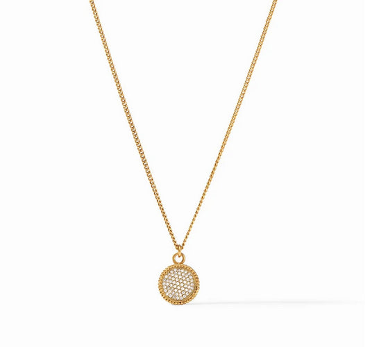 Fleur-de-Lis Solitaire Necklace Cubic Zirconia