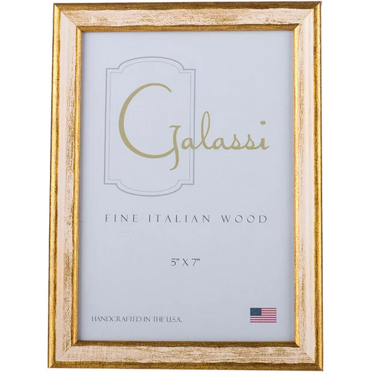 5x7 Traditional Cream/ Gold Frame