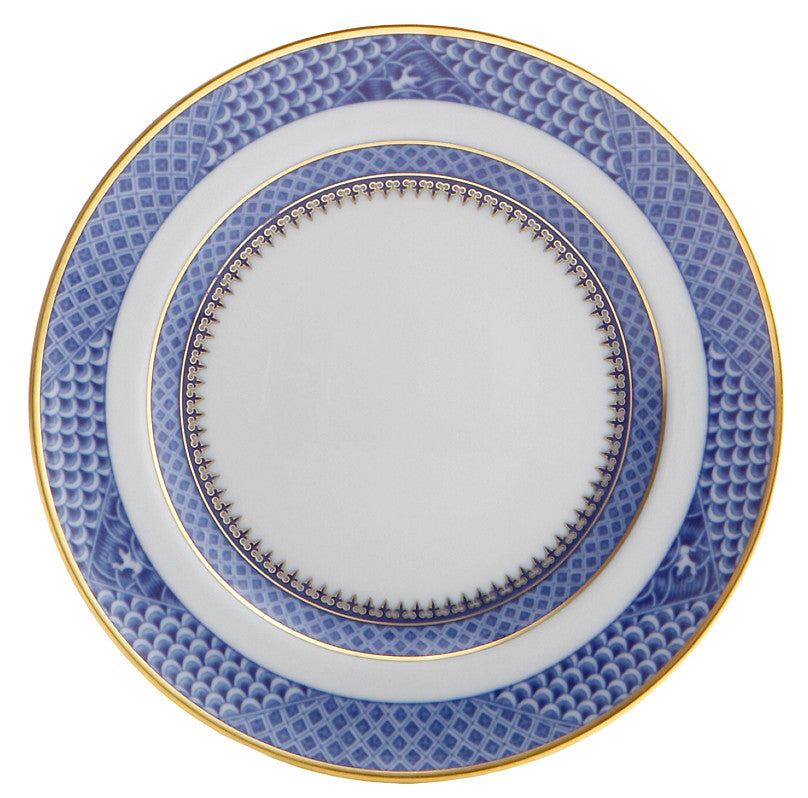 Indigo Wave Dinner Plate