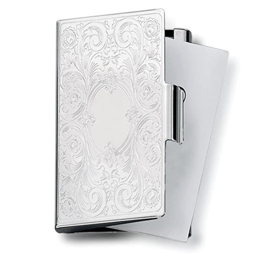 Embossed Scroll Card Case