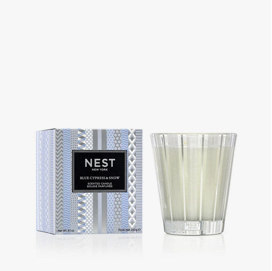 NEST Blue Cypress & Snow Classic Candle